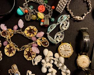 Vintage estate jewelry and watches