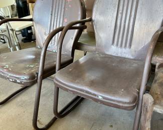 vintage outdoor chairs