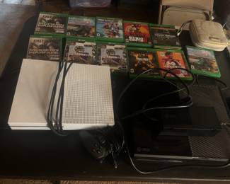 Xbox one gaming system and games 
