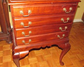 Antique silver cabinet