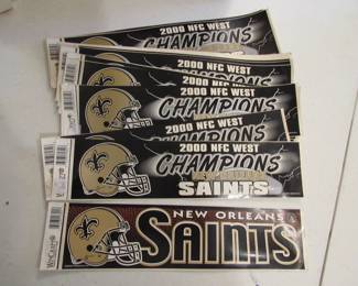 Saints bumper stickers