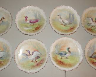 Set of Limoges France duck plates