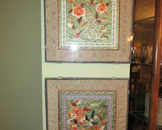 Framed silks