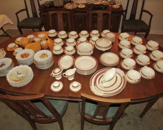Mid Century Drexel DR oval table & 6 chairs