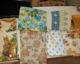 Clean vintage fabrics