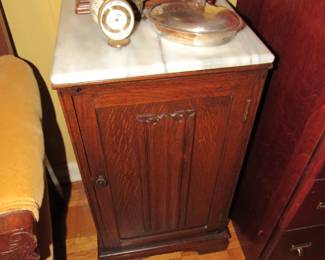 Marble top cabinet