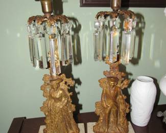 Pair of antique girandoles
