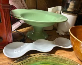 Unique kitchen platters and bowls