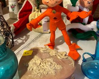 Jewelry boxes and dolls