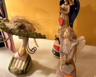 Jewelry holders and figures