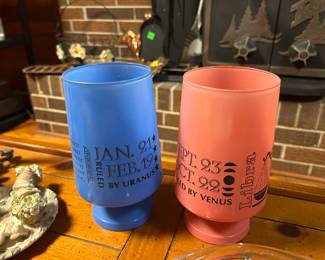 Zodiac glassware
