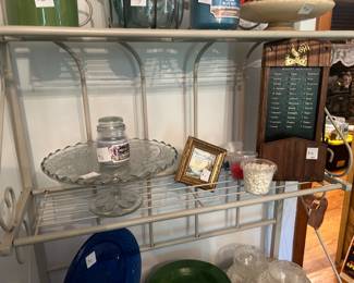 Shopping list and platters