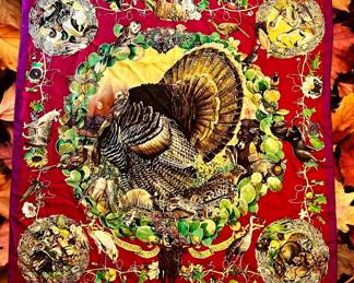 Hermes Kermit Oliver “Texas Wildlife” scarf