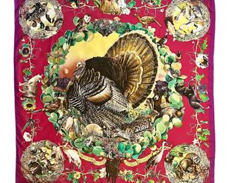 Hermes Kermit Oliver “Texas Wildlife Scarf” in the most perfect color!  One of our favorite things in this sale!