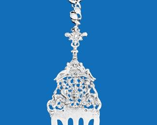 Sterling serving fork 