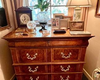 Baker “Charles II” burled chest