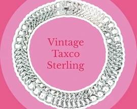 Vintage Taxco heavy sterling choker