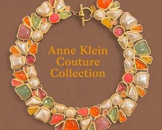 Vintage Anne Klein Couture choker necklace