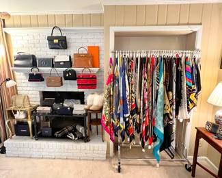 Designer handbags & scarves!  Hermes, Echo, Patricia Paris, 