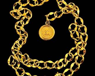 Chanel chain belt
