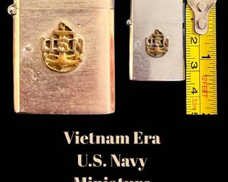 Vietnam era U.S. Navy miniature cigarette lighter