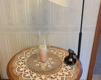 Round Two Tier Side Table