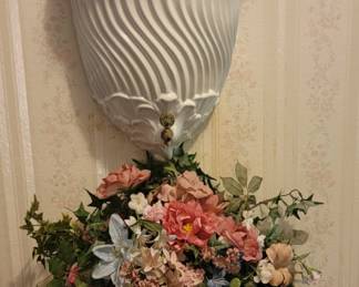 Vintage Wall Spigot Fountain & Planter