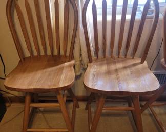 Set of 4 Swivel Bar Stools