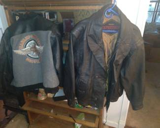 $100 ea Vintage Leather biker jackets