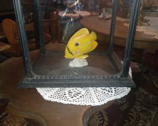 Victorian 1880s cast iron aquarium