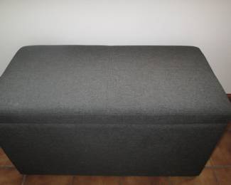 Fabric storage bench 
