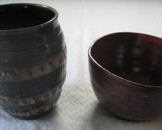 Hand thrown pottery decor by C. Breed 