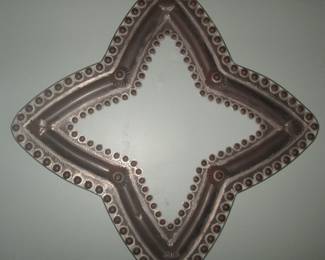 Decorative metallic wall art 