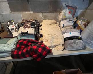 Throws, sheet sets, pillows, Beauty and the Beast sleeping bag, twin comforter 