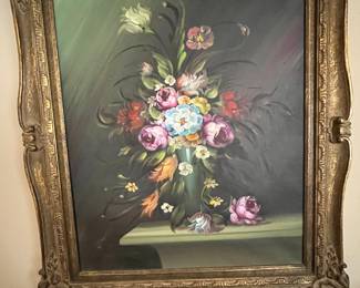 Oil on canvas painting