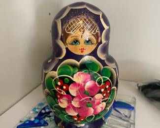 Russian nesting dolls total of 10 pcs