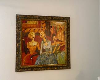 Incredible Kathy Womack signed print 