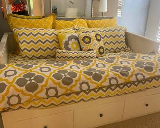 This may stay with home daybed but bedding is for sale 