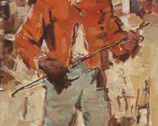 258
Burt Proctor
1901-1980
Portrait Of A Young Boy
Oil on board
Signed lower right: Burt Proctor
24" H x 12" W
Estimate: $700 - $900