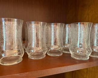etched glassware