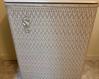 vintage laundry hamper 