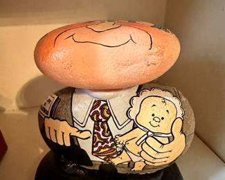 Rock obstetrician doctor figurine