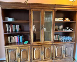 wood bookcase