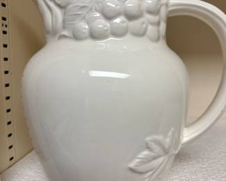 white pitcher