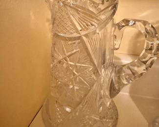crystal pitcher