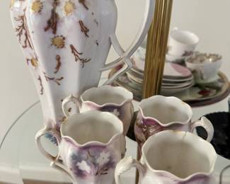chocolate floral pot