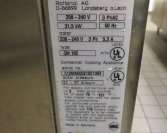 Commercial Rational Combi Oven