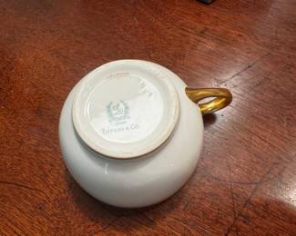 6 Tiffany Lenox tea cups