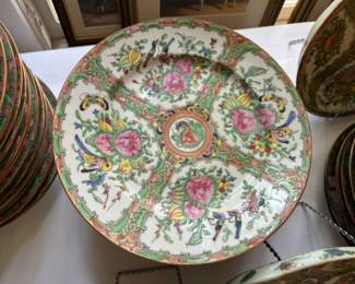 Rose Medallion plates 