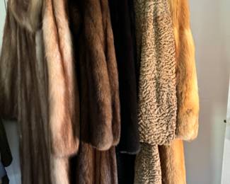 Vintage fur coats